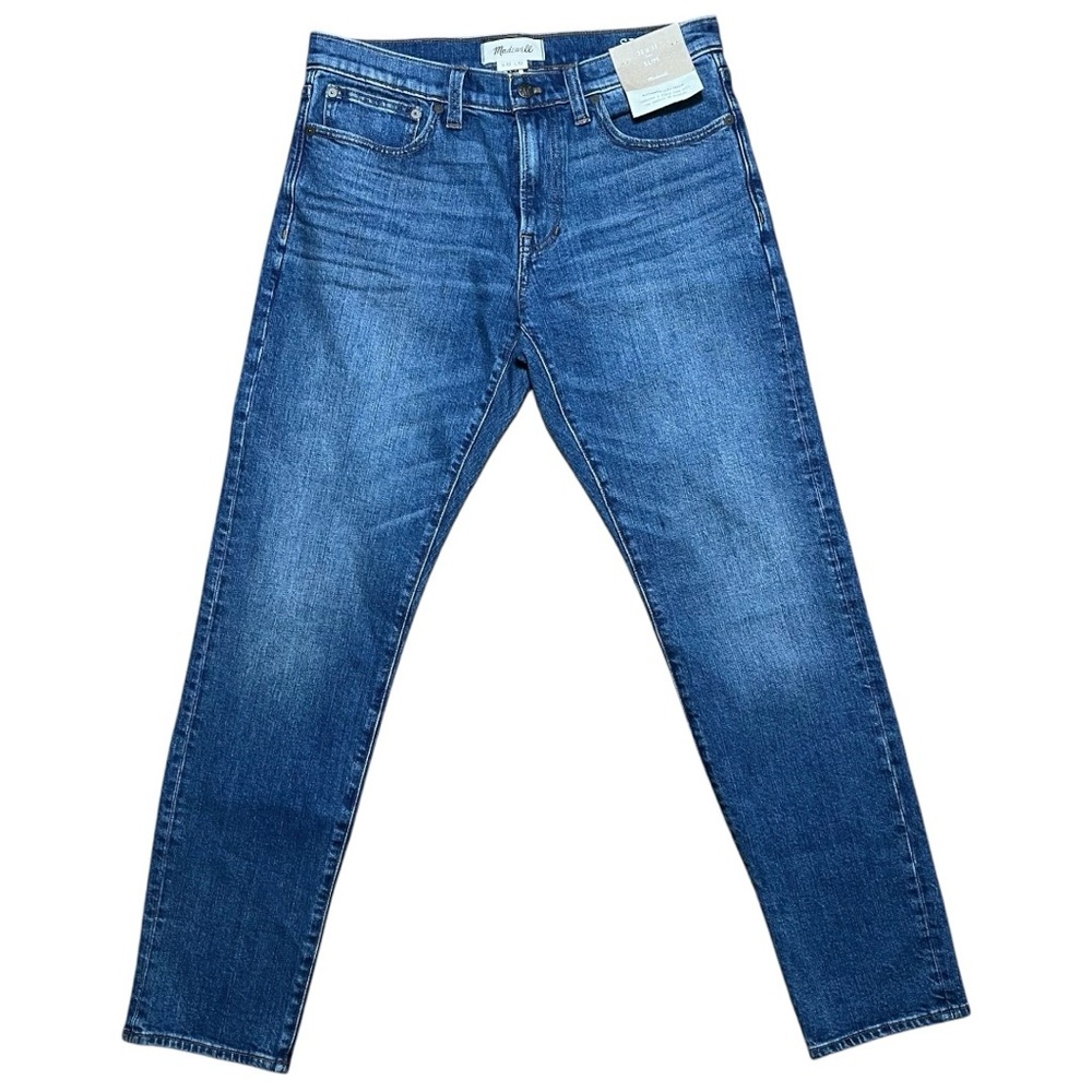 Madewell Men's Slim Authentic Flex Jean NWT In Dawning Wash Sz 32 x 32